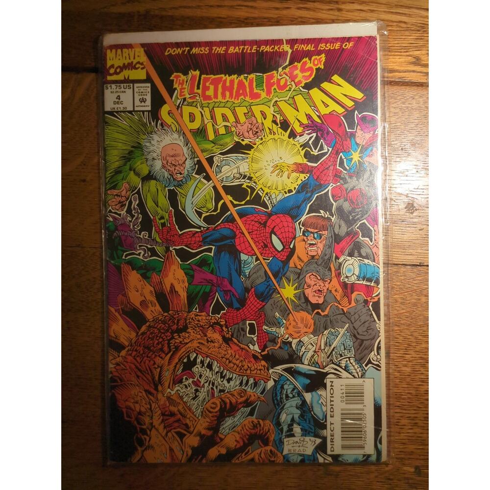 The Lethal Foes of Spider-Man 4 Marvel Comic Book D90-209